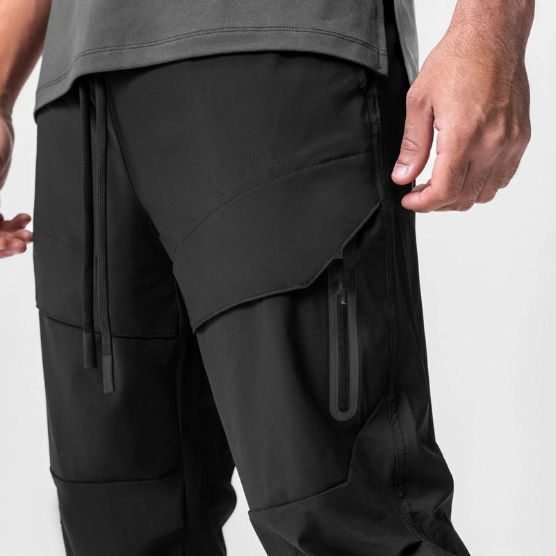 Mens Slim Fit Jogger Pants Elastic Waist Multi-Pocket Quick Dry Camo Gym Workout Trousers