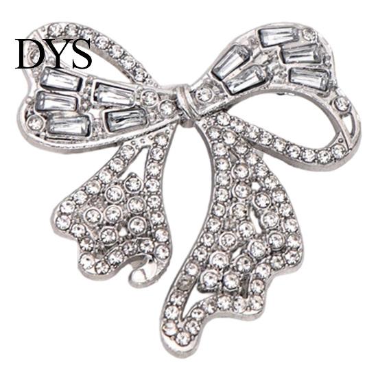 Women Jewelry Sparkling Rhinestone Bow Brooch, Mini Bowknot Shaped Lapel Decorative Clothing Accessories Pin, Accessory for Girls Pin