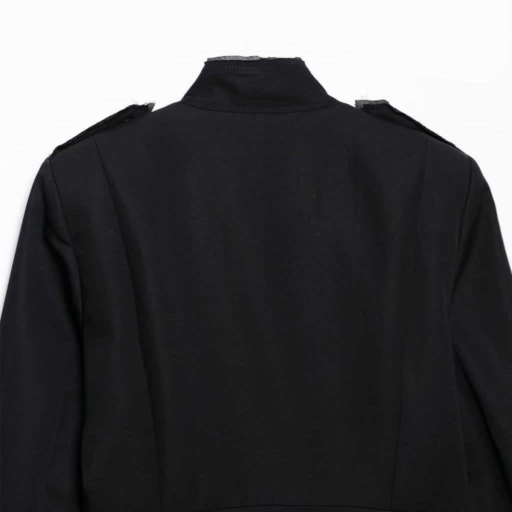 New retro metal buckle design temperament jacket top 5247050