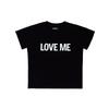 Tomseubeolseudei Love Me Half T-Shirt Black