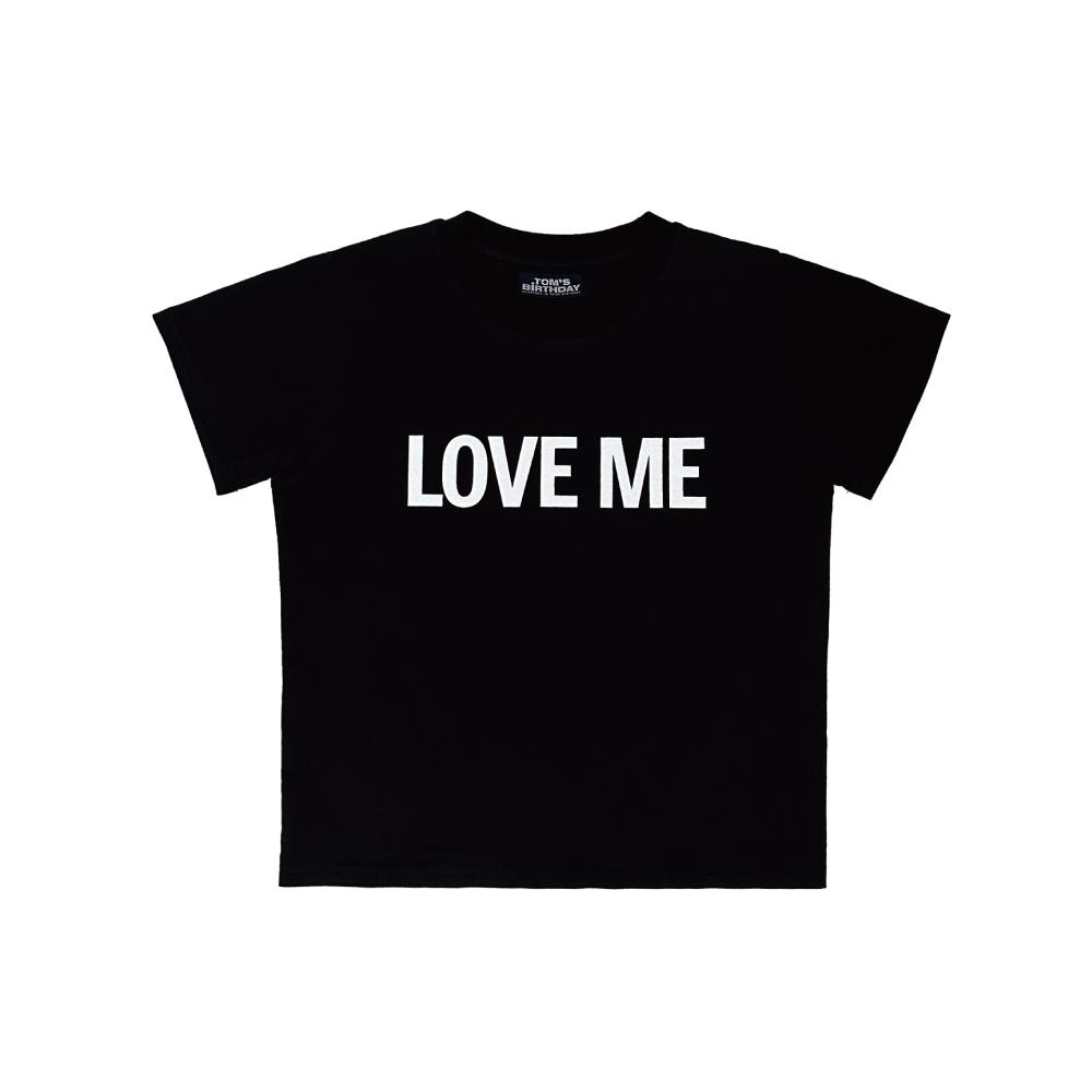 Tomseubeolseudei Love Me Half T-Shirt Black