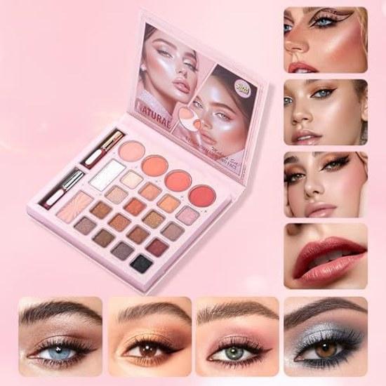 Eyeshadow Palette Makeup 24 Colors Northmead Cosmetic - Women Teenagers Eye Portable