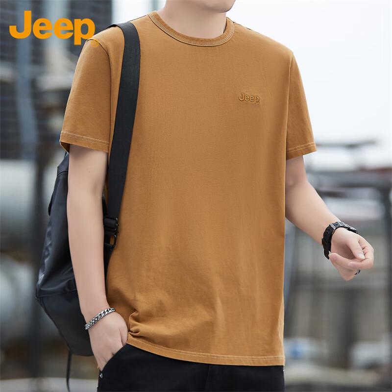JEEP Men s Pure Cotton Short Sleeve T-Shirt XL