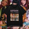 Katseye Kpop Group T Shirt Short Sleeve Boys Girls Megan Daniella Manon Lara Sofia Yunchae Fan Favorite Casual Daily Clothes