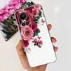 For Oppo Reno10 Pro Case Reno 10 5G Cover Soft TPU Black Silcione Bumper Coque For Reno 10pro Global Funads Women Fashion Print