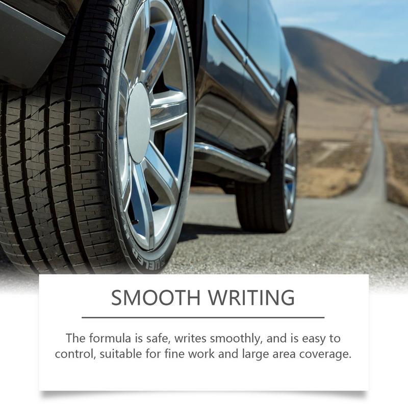 Car Tire Paint Pen Vehicle Silver Paint Repair Pen 3X Multifunctional Paint For Cars Paint Scratch Repair Automotive Tire Paint