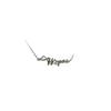 Creative Happee Letter Pendant Necklace, Exquisite Anti-fade Fashion Clavicle Chain for Women