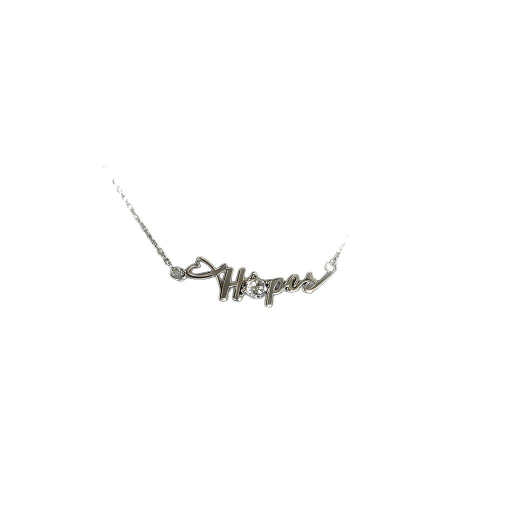 Creative Happee Letter Pendant Necklace, Exquisite Anti-fade Fashion Clavicle Chain for Women