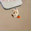 Niedlicher Staubschutzstecker für Handy in Hasen- und Katzenform, Anhänger aus Acryl-Staubschutzstecker für Handy, Schützt die Schnittstelle des Telefons und verleiht Persönlichkeit