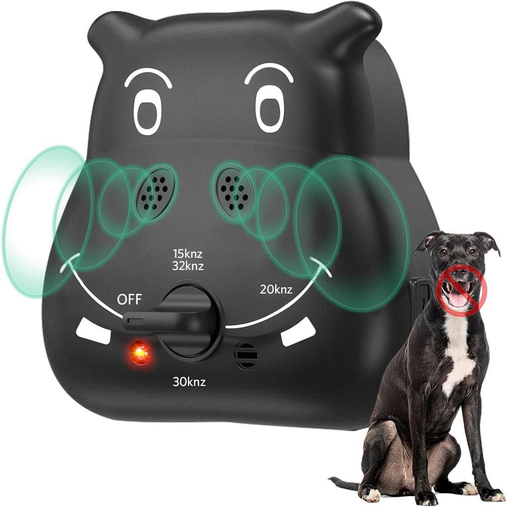 Dog Behavior Training Tool, Ultrasonic Antibark Device, Safe for Pet Prevent Excessive Barking Indoor/Outdoor Compatible