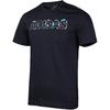 Adidas Mh Lineage T-Shirt Soft Comfortable Versatile Crew Neck Short Sleeve Men T-Shirts Blue DV3094