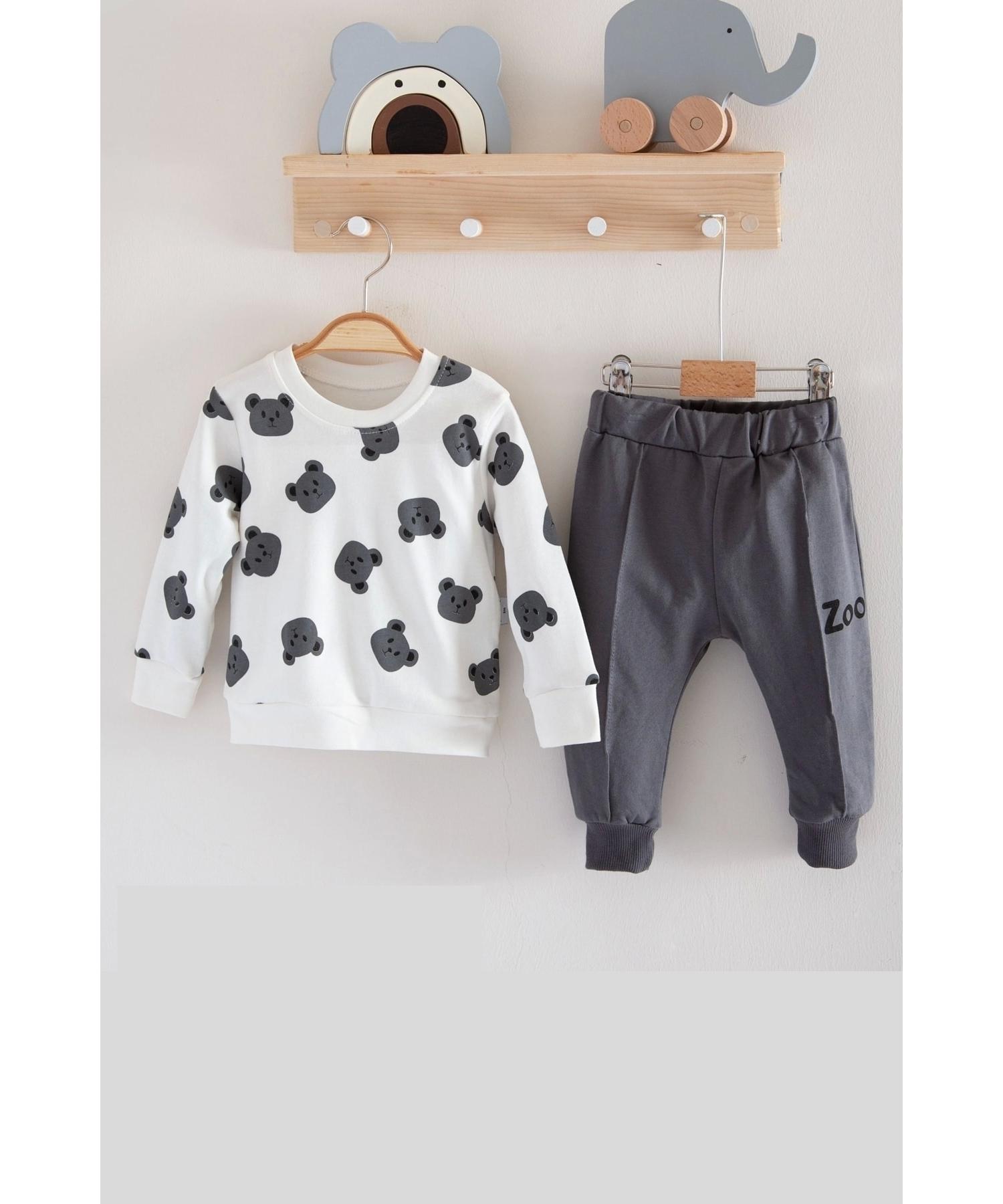 

Хлопковый комплект из 2 предметов с рисунком Zeo для мальчика