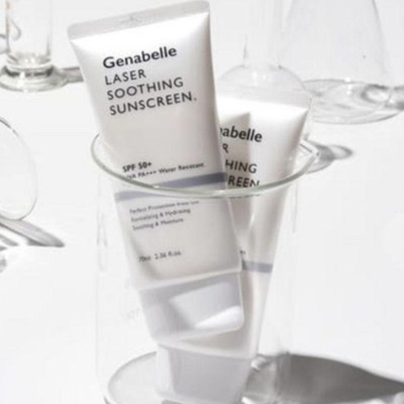 Genabelle Laser Soothing Hybrid Sunscreen SPF50+ PA+++ – 70ml × 2pcs Set