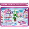 WOMA TOYS C0212A House Building Brick DIY Ice Hockey Snow House Building Block Bricks Set for Girl