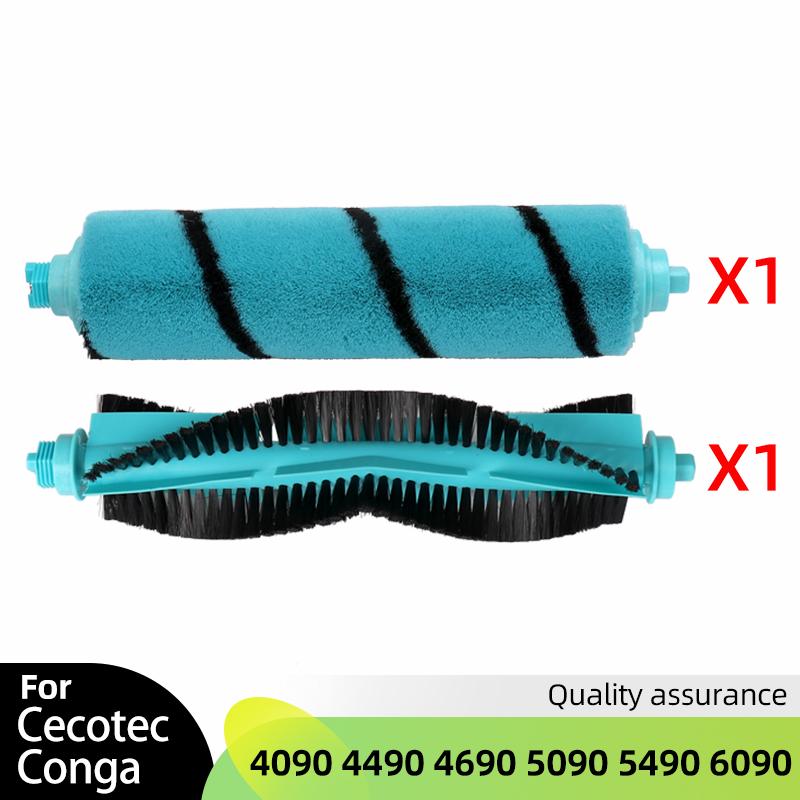 For Cecotec Conga 4090 4490 4690 5090 5490 6090 Robot Vacuum Cleaner Parts Roller Main Side Brush Hepa Filter Mop Rag Accessory