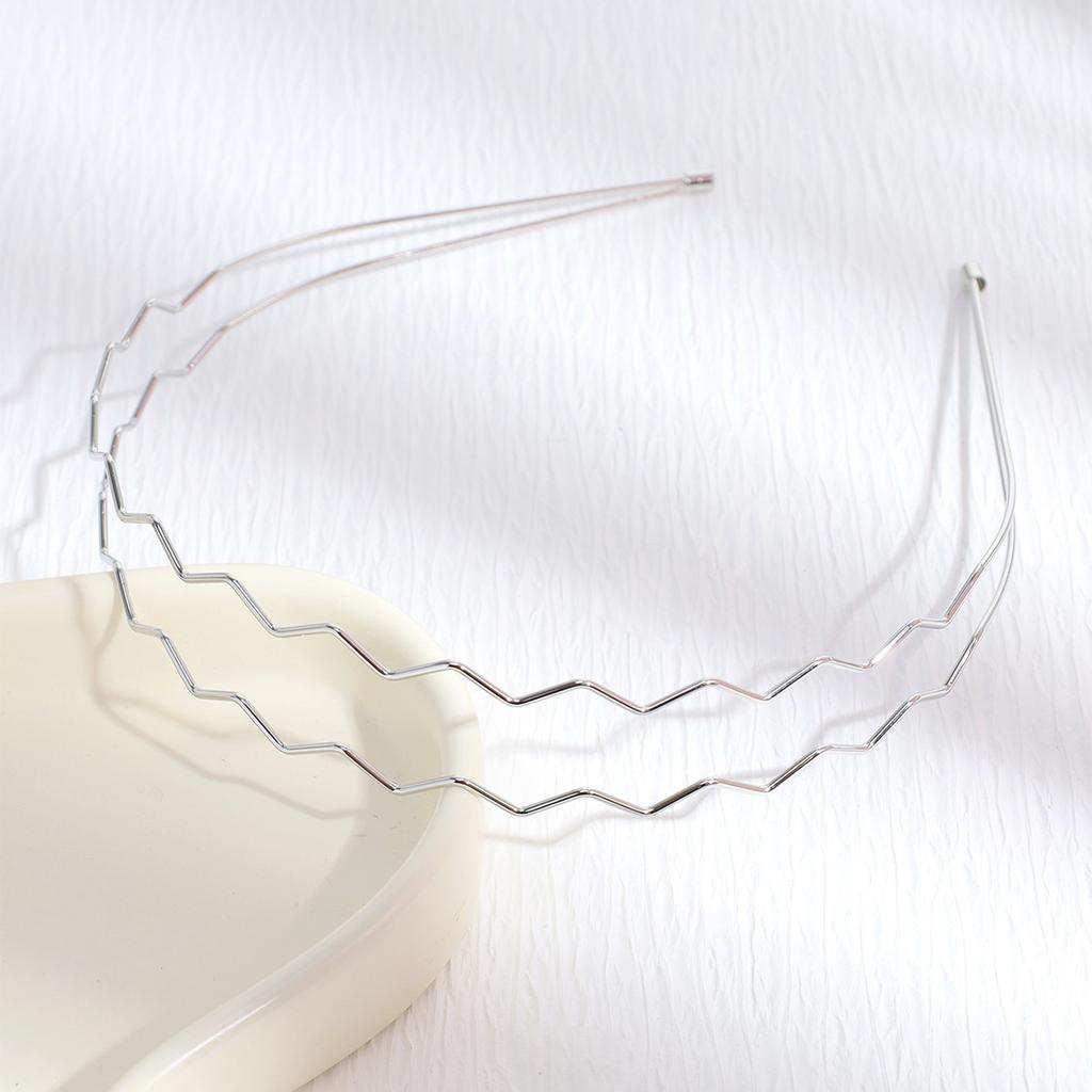Semplici Cerchietti Metallici Dorati a Onda Eleganti Cerchietti a Onda Moda Donna Cerchio per Capelli Accessori per Acconciature
