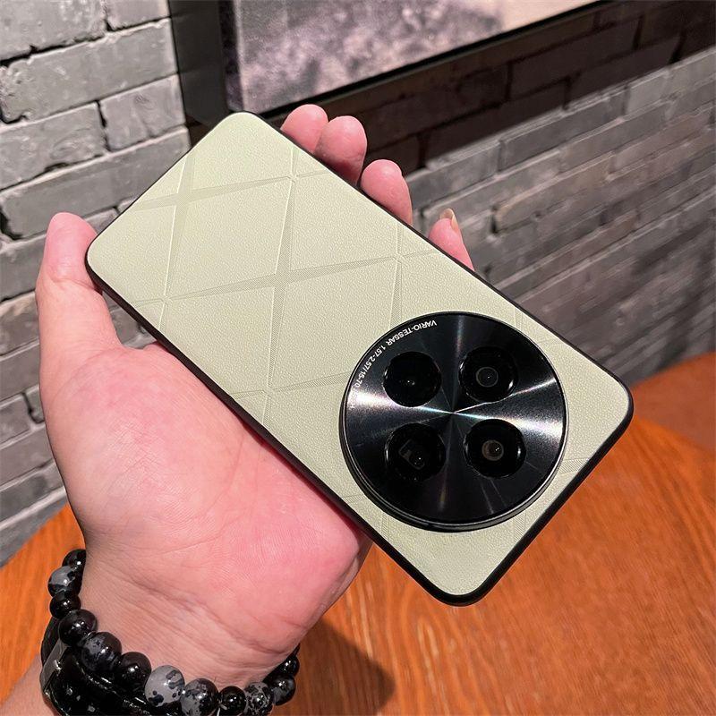 

Чехол для Xiaomi 15 Ultra Plated Lens Protection Leather Phone Case для Xiaomi 15 Pro 14 Ultra Mi 15Ultra Matte Back Case Shell for Xiaomi 15 Ultra зелёный