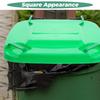 Plastic Trash Can Lid Thickened Cover for Large Outdoor Garbage Bucket Sealed Replacement Accessory for Public Waste Bins