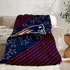 New England Patriots Gear Portable Blanket/Soft Blanket Bedding Blanket Suitable for Travel Camping Living Rooms Offices Sofas Fan Gifts