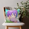 Anime Game Character Cartoon Cushion Cover Kamishiro Rui Inches Farmhouse Decor Home Throw Pillow Covers For PJSK Couch Decor
