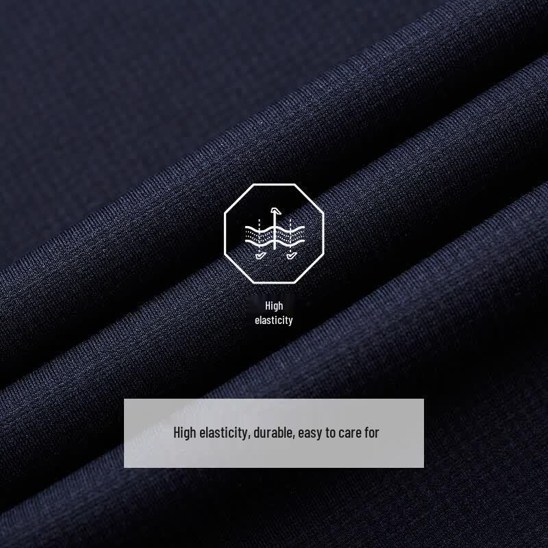 Joeone Men's High-Elastic Casual Straight-Leg Pants