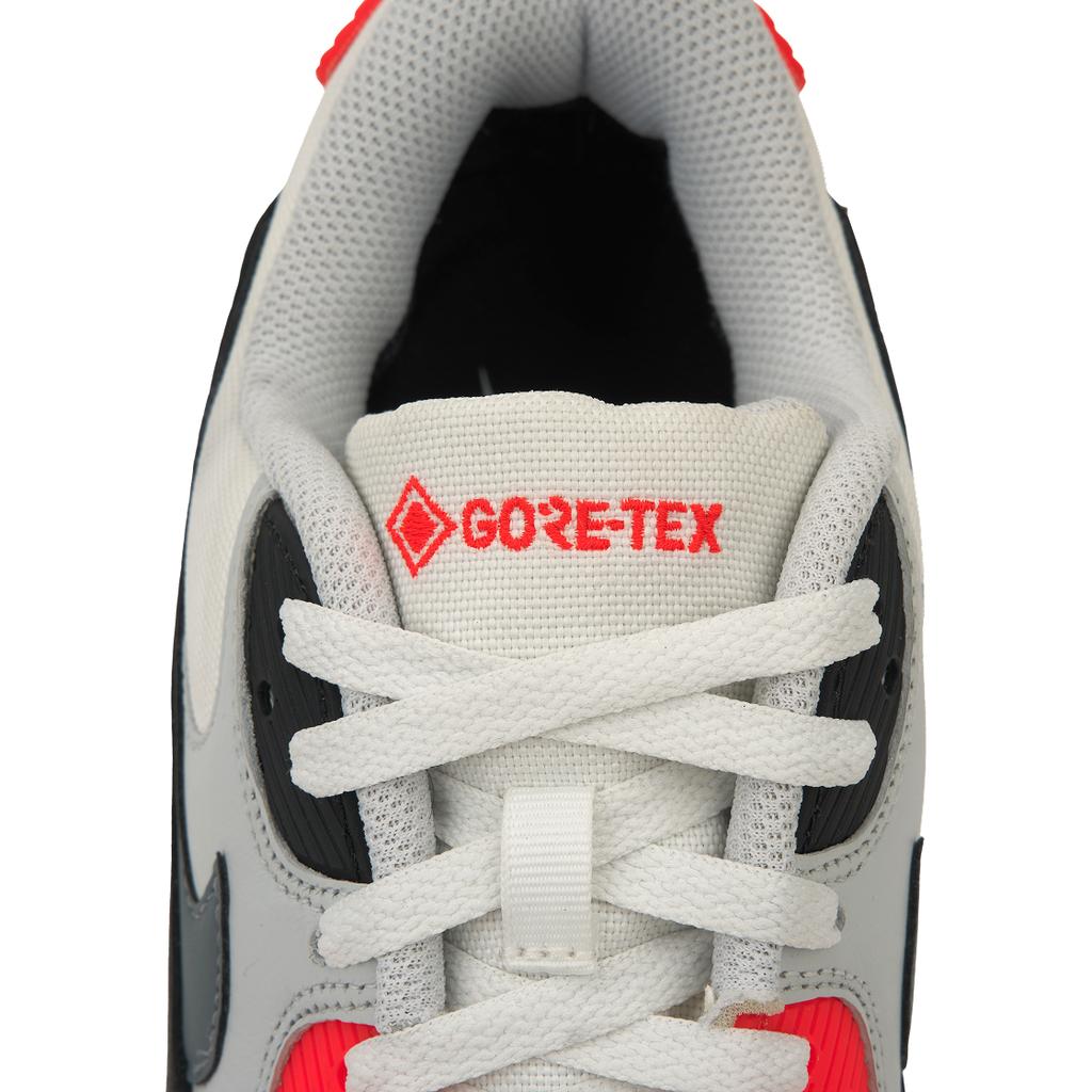 Nike Air Max 90 GORE-TEX Infrared Męskie Sneakersy Summit-White Cool-Grey Bright-Crimson FD5810-101