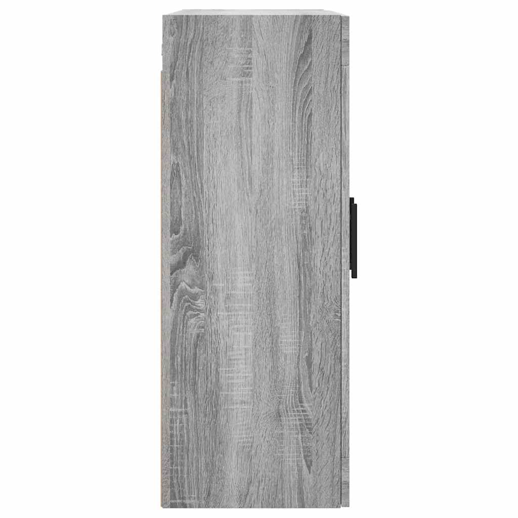 Wall Mounted Cabinet Grey Sonoma 69.5 X 34 X 90 Cm