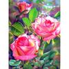 Diy Diamond Flower 5d Painting Vase Cross Stitch Kit Diamond Embroidery Rose Rhinestone Mosaic Art Picture Home Decoration Gift