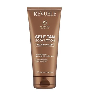 Self Tanning Lotion Medium To Dark Revuele 200ml