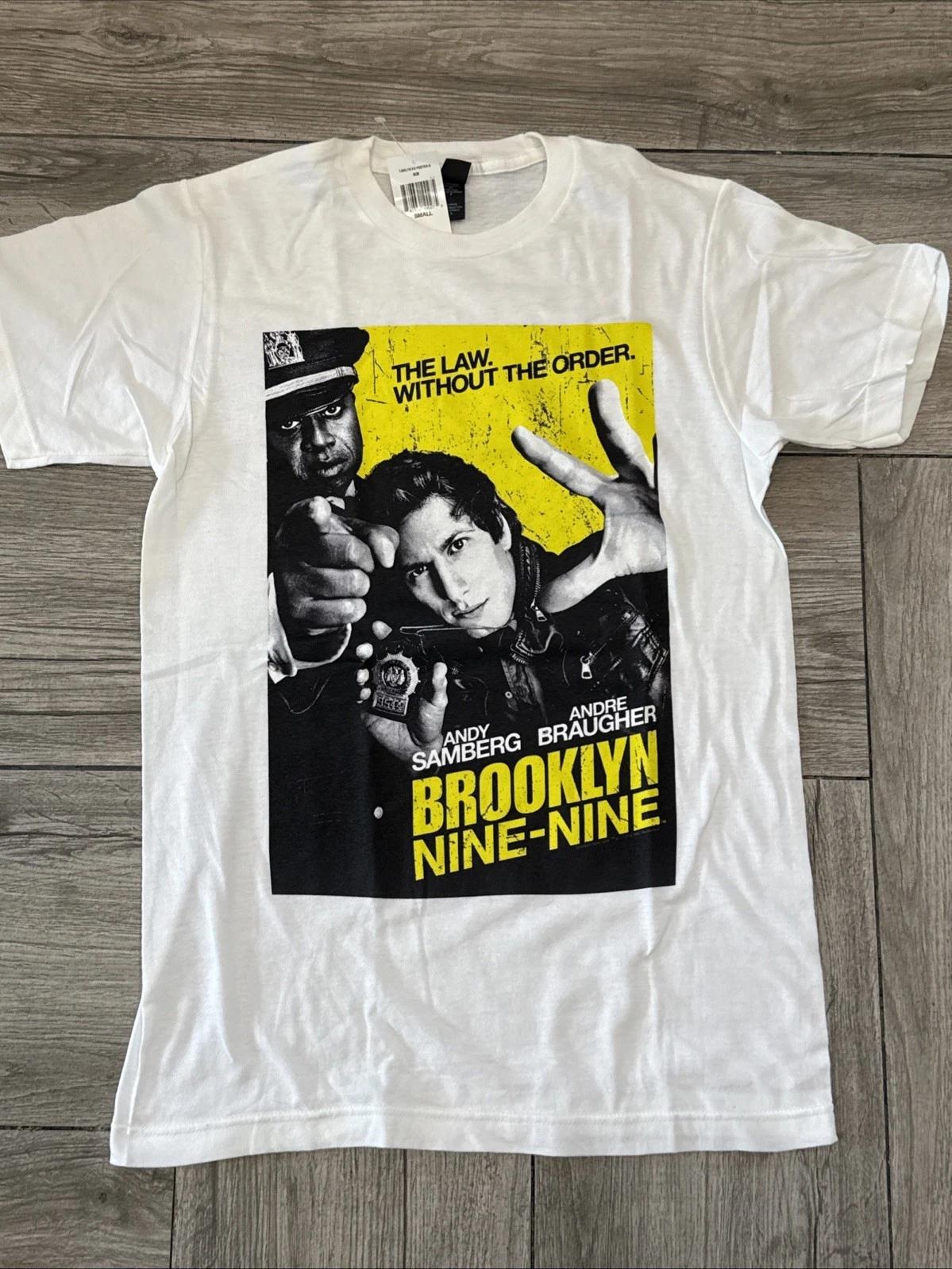 

Brooklyn Nine-Nine The Law Without Order Tee 100% Cotton T-shirt Mens Tees Top Size Small New Tags L