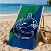 Hockey Team Vancouver-Canucks Beach Towel, Super Soft Microfiber, Perfect Gift for Her/Him, Birthday, for Pool, Beach, Travel, Decor Beach Party