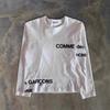 T-shirt Unisex a Manica Lunga con Stampa di Lettere Vestibilità Larga Streetwear Top Casual Gioventù