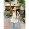 Summer sling vest women's new sweet and gentle temperament thin and white tube top