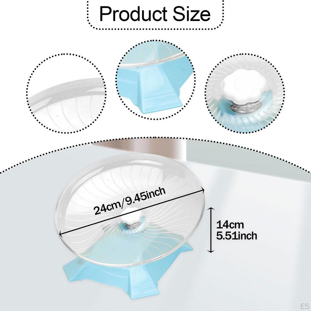 Hamster Exercise Wheel Running Interactive Pets Supplies Easy Playground Silent Roller