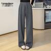 Women's Solid Elastic Waist Drawstring Casual Pants