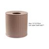Imitation Rattan Tissue Box Waterproof Wear Resistant Plastic Tissue Holder for Kitchen