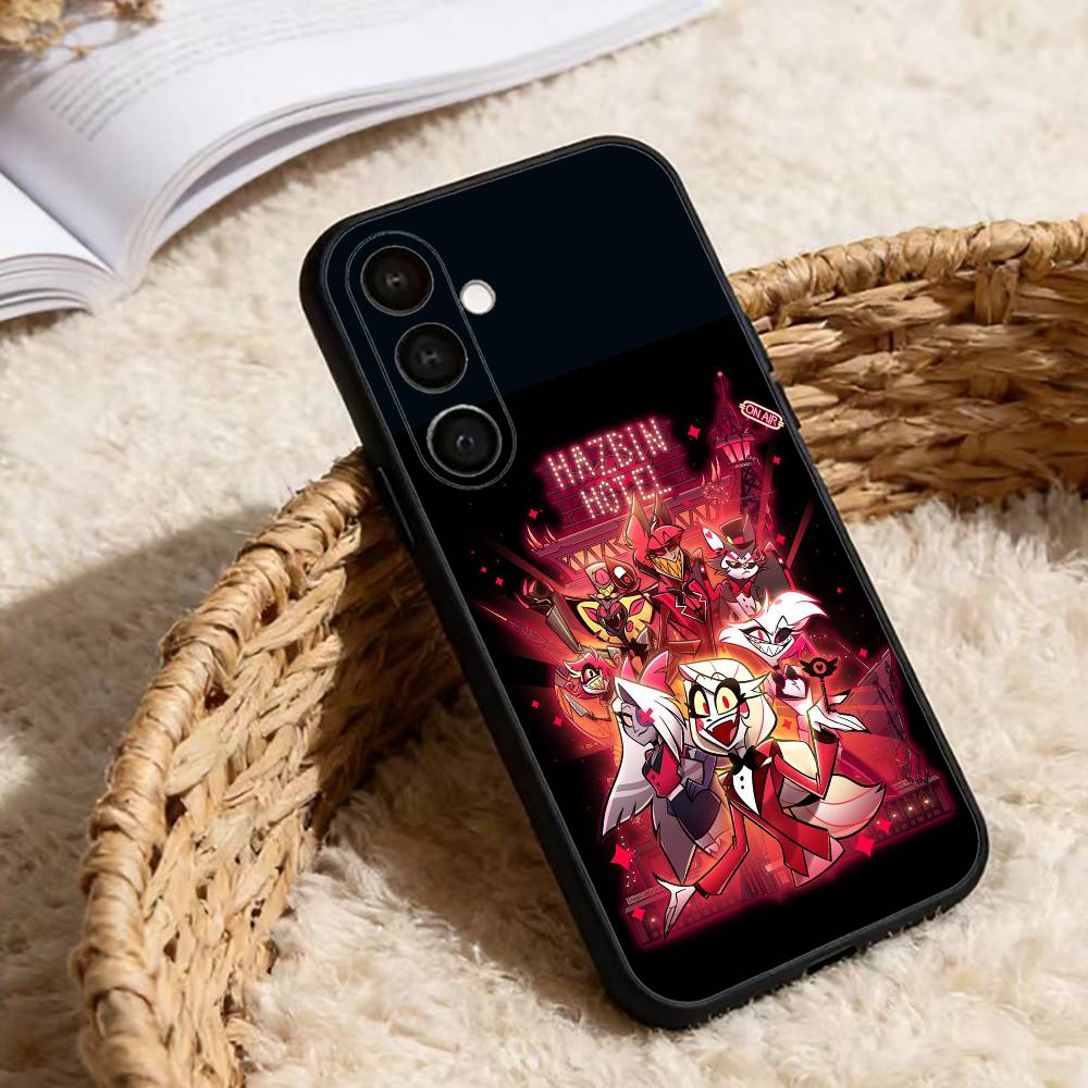 H-Hazbin H-Hotel Phone Case For Samsung Galaxy A91,80,73,72 ,71,53,52,32 ,31,22,21s,20,Soft Black Case