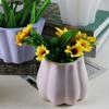 DIY Flower Pots Silicone Mold Lace Waved Vase Ornaments Mold Home Decorations Succulent Resin Mold DIY Handmade Crafts