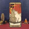 Cats Tarot Witchcraft Case For Oppo A16 A76 A96 A17 A57 A40 A60 A80 A98 A58 A78 A18 A38 A54 A74 A94 A15 A5 A6 Pro