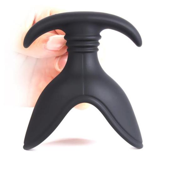 Silicone Anal Dilator Opening Butt Expander Speculum Anal Plug Unisex Sex Toy