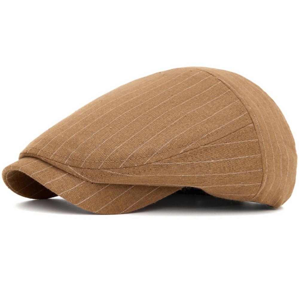 HT5053 Berets Spring Autumn Cap for Men Women Retro Artist Painter Striped Beret Hat Male Female Ivy Flat Cap Hot Sale Beret Cap