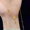 Golden Butterfly Tassel Women's Necklace - Chic, Elegant, Versatile Clavicle Chain