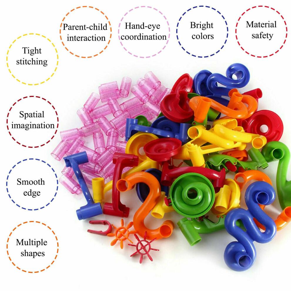232 Teile Kinder Murmelbahn Rennspiel Spielzeug Geschenk Bauklötze