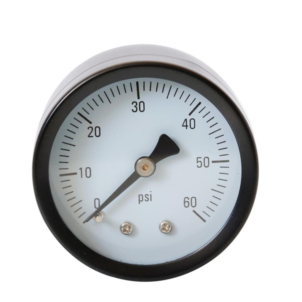 Bassa pressione calibro per OLIO COMBUSTIBILE ARIA O ACQUA 40 mm 0//15 PSI BAR 1//8 BSPT inferiore