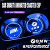 BERV3 Car Smart Illuminated Coaster Water Cup Bottle Holder Anti-slip Pad Auto StickeFor BMW X1 X2 X3 X5 X4 X6 X7 iX3 F20 F10 F07 E70