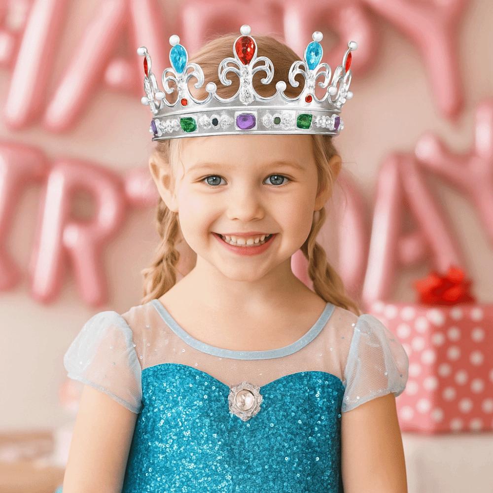 Glänzende Zink Zinklegierung Prinzessinnenkrone Elegantes Braut-Kopfschmuck Trendige Mädchen Party Stirnbänder Frauen Mann