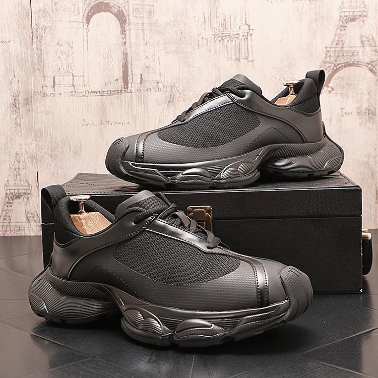 Paris Daddy shoes 2025 new summer breathable super fire lightweight sports shoes trendy brand thick-soled inner height increase casual shoes