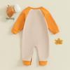 Baby Boy Pumpkin Embroidery Halloween Romper - Super Cute & Perfect for Outdoors