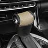 1 Pieza Cuero PU Antideslizante a Prueba de Polvo Protector de Pomo de Palanca de Cambios Universal Cubierta de Palanca de Cambios de Coche Accesorios de Decoración Interior para Palanca de Cambios