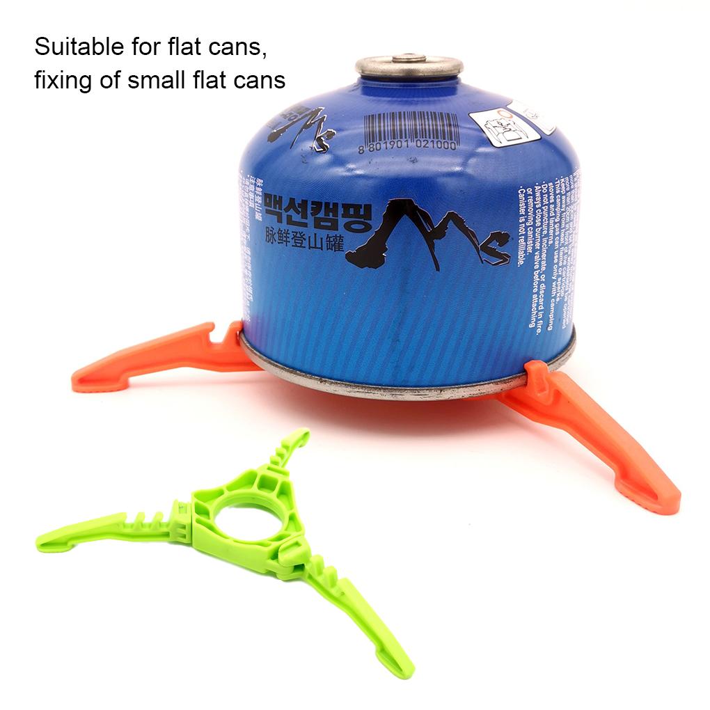 Cylinder Stand Portable Plastic Foldable Cylinders Holder Antislip Bracket Climbing Backpacking Tripod Outdoor Equipment